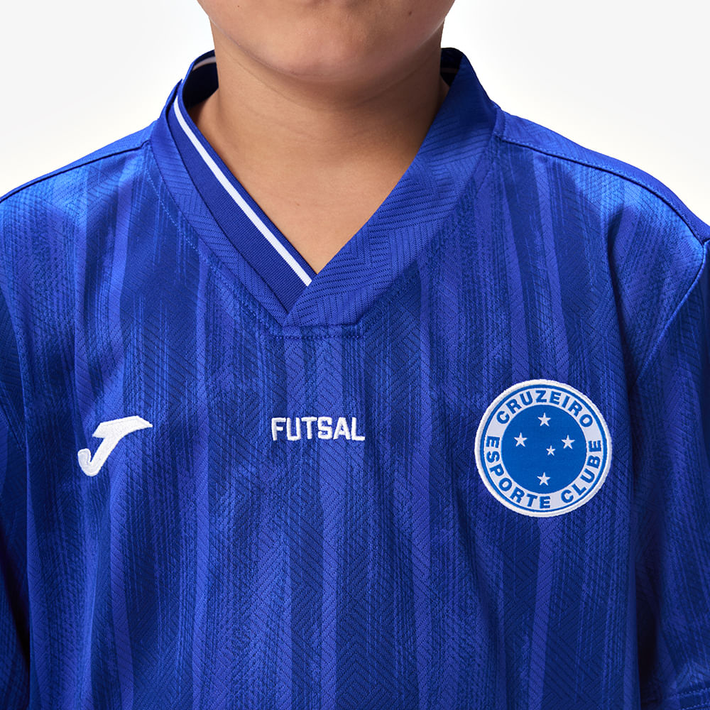 Camisa de Futsal Joma Home Cruzeiro Infantil