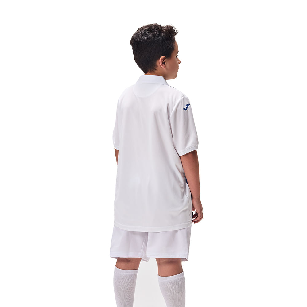 Camisa Joma Leganes I Infantil 25/26 - Azul e Branco