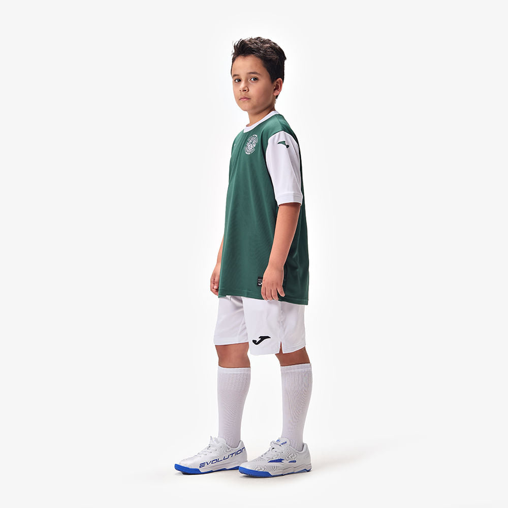 Camisa Joma Hibernian I Infantil 25/26 - Verde e Branco