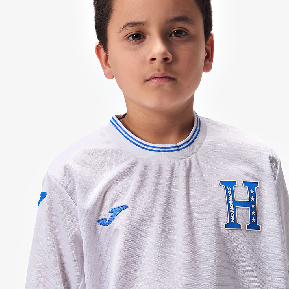 Camisa Joma Honduras I Infantil 24/25 - Branco