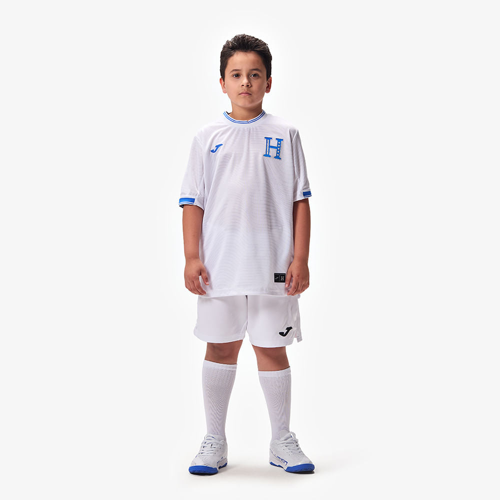 Camisa Joma Honduras I Infantil 24/25 - Branco