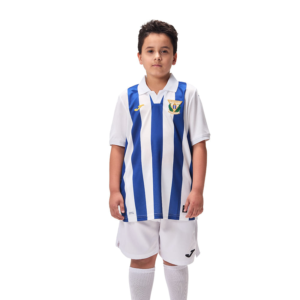 Camisa Joma Leganes I Infantil 25/26 - Azul  e Branco
