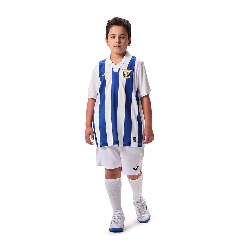 Camisa Joma Leganes I Infantil 25/26 - Azul  e Branco